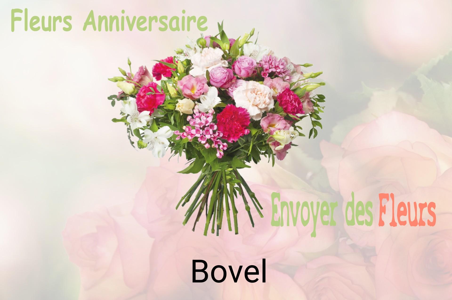 Bouquet de fleurs d’anniversaire livré à Bovel