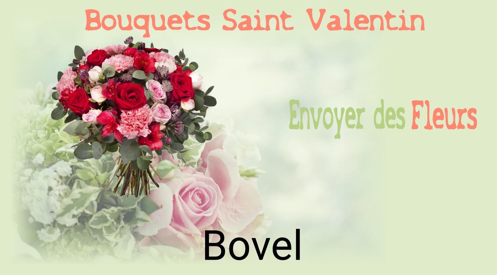 Roses de Saint-Valentin livrées à Bovel
